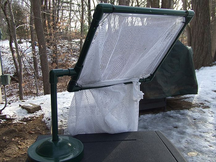 Crib Nets/Mosquito Nets as brass catchers